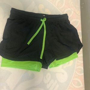 Athletic Gray Green Mesh Shirts